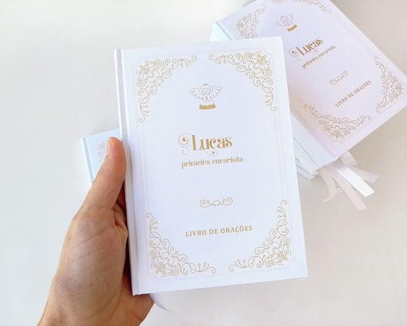 Livro de Orações Eucaristia Lembrancinha Arabesco