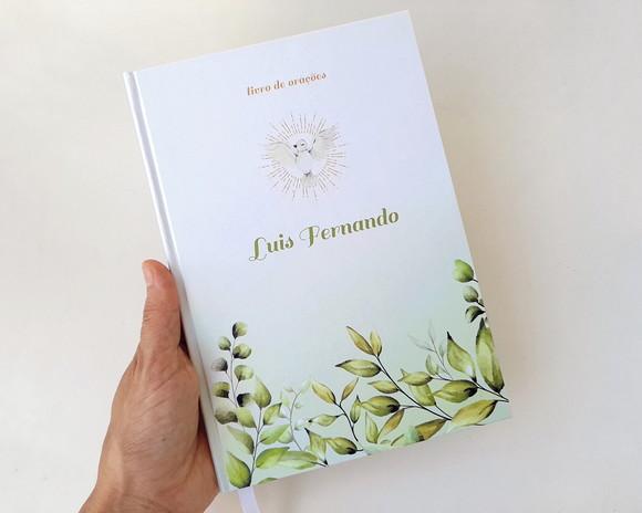 Livro de Orações Personalizado Capa Dura A5