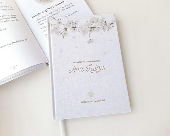 Livro de Orações Mini Capa Tecido