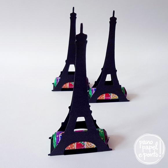 Porta Bala ou Chocolate Torre Eiffel Paris