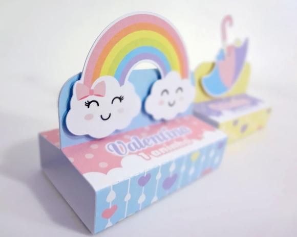 Porta Chocolate Duplo Chuva de Amor