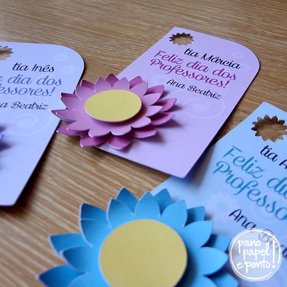Tag Flores - Pacote 10 Unidades
