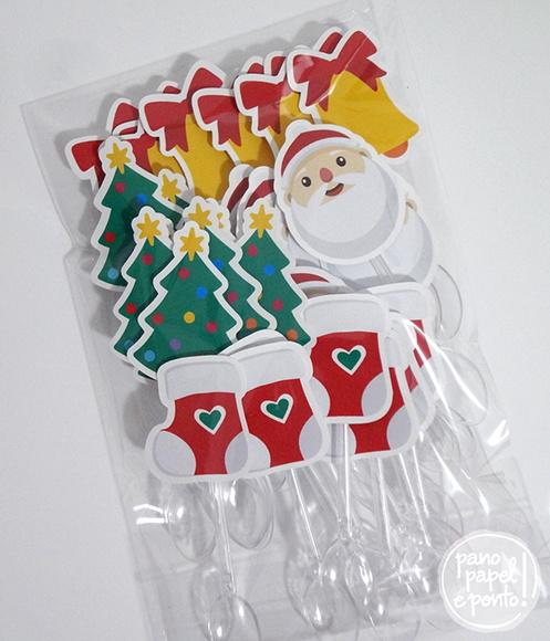 Topper Natal - Pacote 40 un