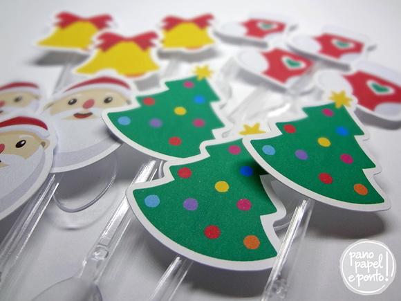 Topper Natal - Pacote 40 un
