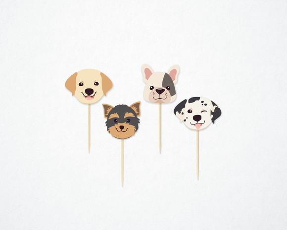 Topper Pets Cachorrinhos - Pacote 30 un