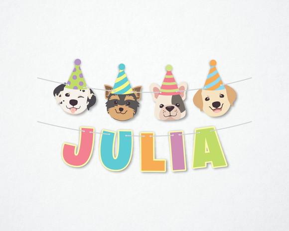 Varal Bandeirola Cachorrinho Pets