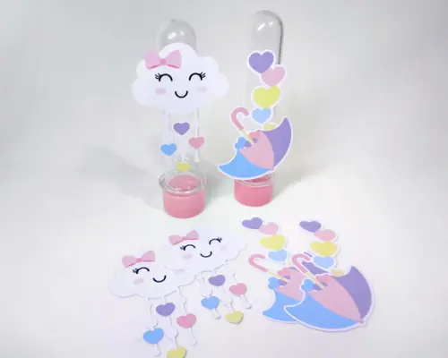 Aplique Chuva de Amor - Pacote 12 un
