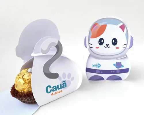 Caixa Gatinho Astronauta