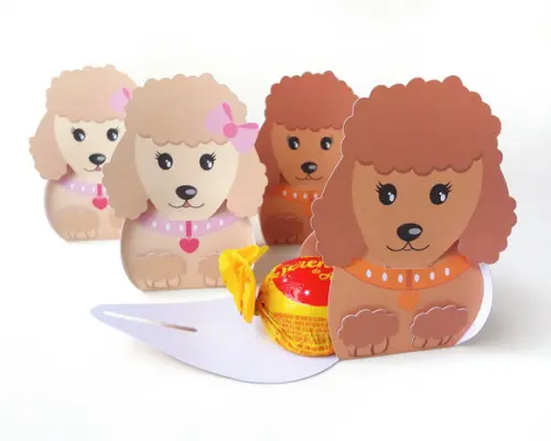 Caixinha Cachorrinho Poodle