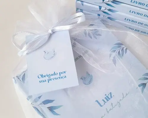 Complemento Saquinho Organza com Tag