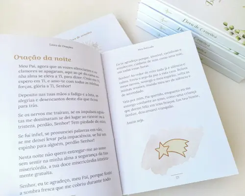 Livro de Orações Batizado Capa Dura