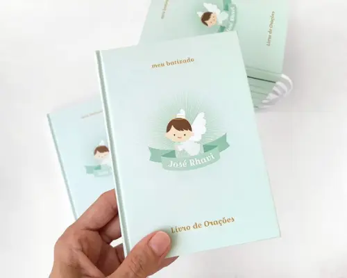 Livro de Orações Batizado Eucaristia Lembrancinha