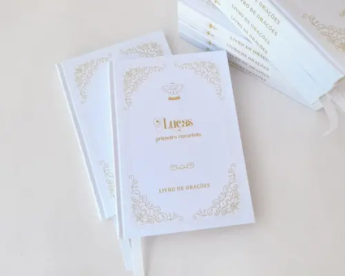 Livro de Orações Eucaristia Lembrancinha Arabesco