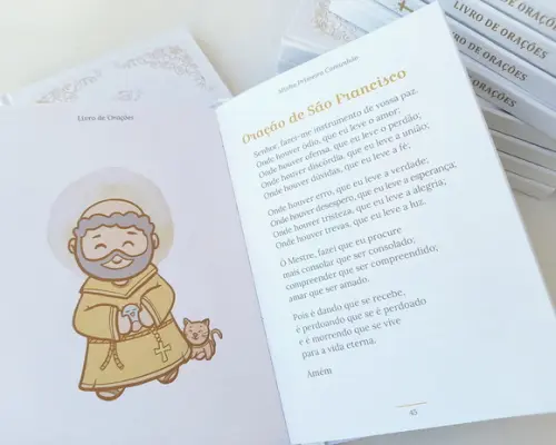 Livro de Orações Eucaristia Lembrancinha Arabesco