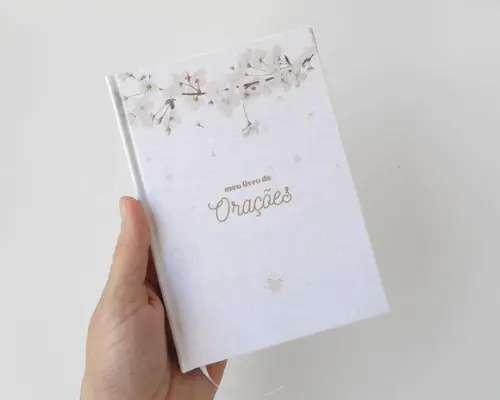 Livro de Orações Mini Capa Tecido