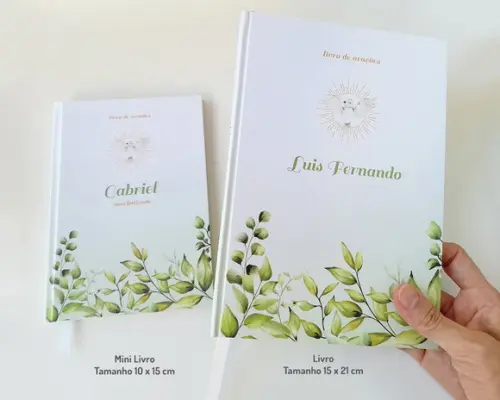 Livro de Orações Personalizado Capa Dura A5