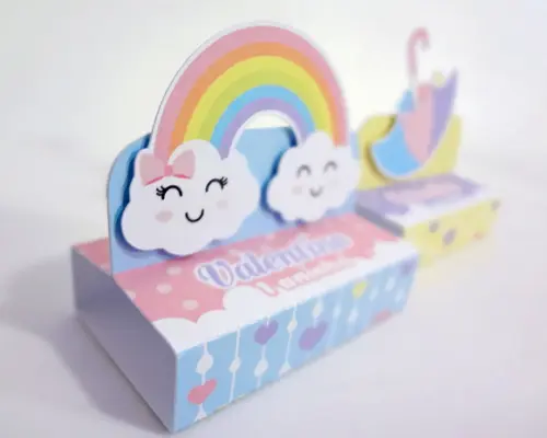 Porta Chocolate Duplo Chuva de Amor