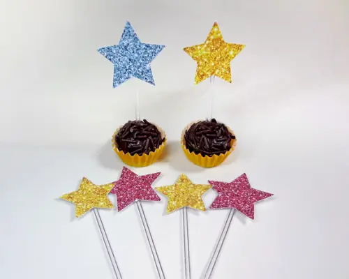 Topper Estrela - Pacote 40 un