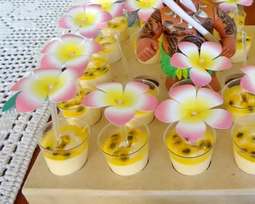 Topper Flor Moana - Pacote 20 un