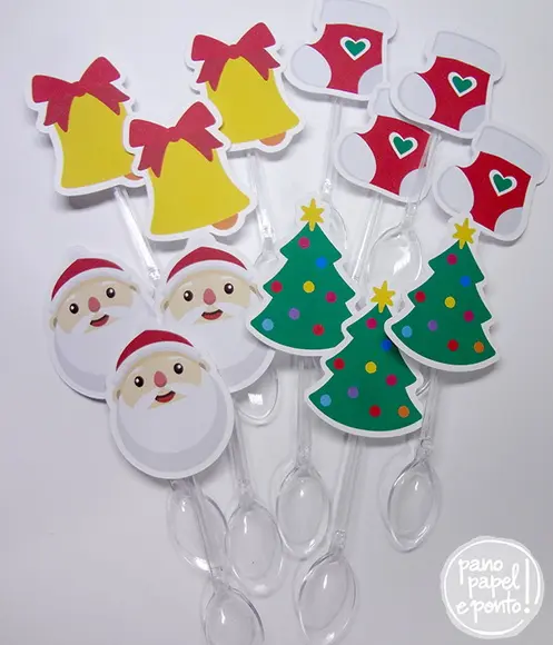 Topper Natal - Pacote 40 un