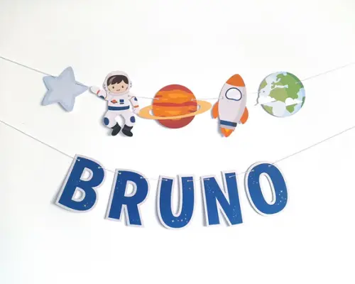 Varal Bandeirola Astronauta