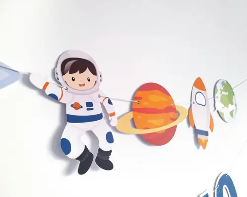 Varal Bandeirola Astronauta