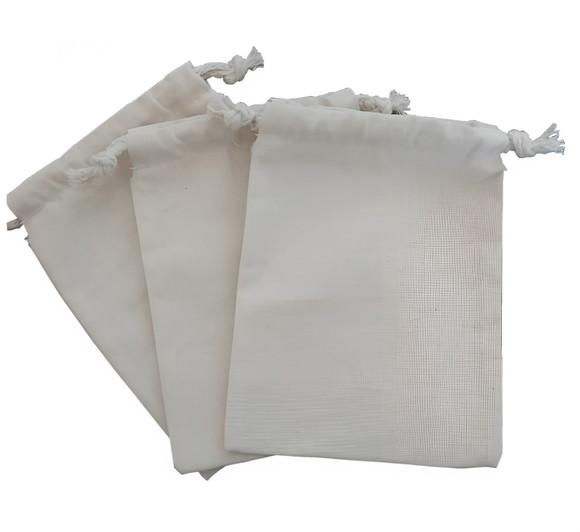 Saquinho 15x20 em Algodão Crú Liso ou Estampado