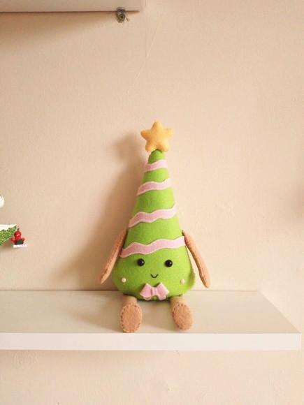 Arvore de Natal com Perninhas - Enfeite de Natal