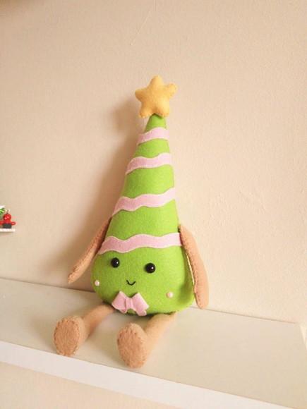 Arvore de Natal com Perninhas - Enfeite de Natal