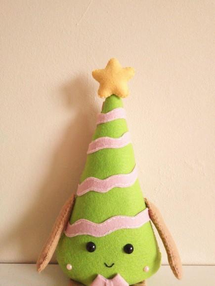 Arvore de Natal com Perninhas - Enfeite de Natal