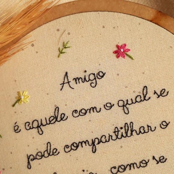 Clarice Lispector (amigo) - Quadro Bordado
