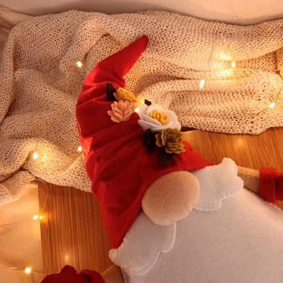 Gnomo de Natal com Perninhas - Decoração de Natal