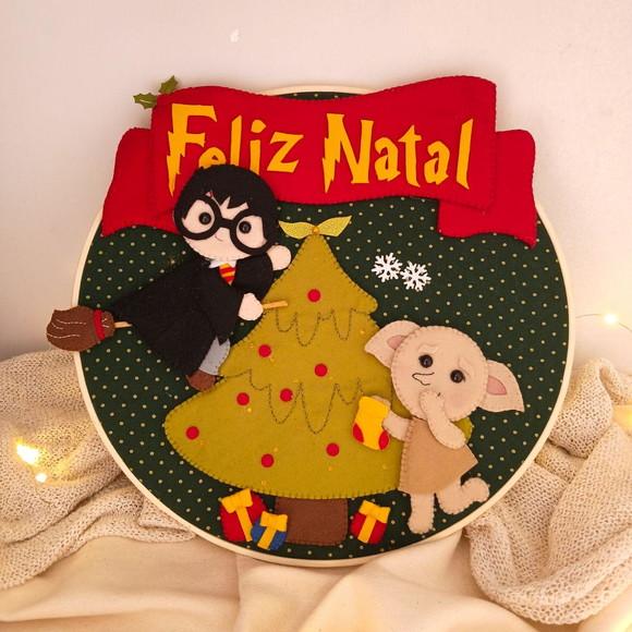 Guirlanda de Natal - Harry Potter