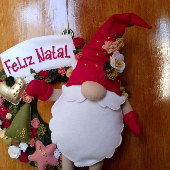 Guirlanda de Natal Gnomo