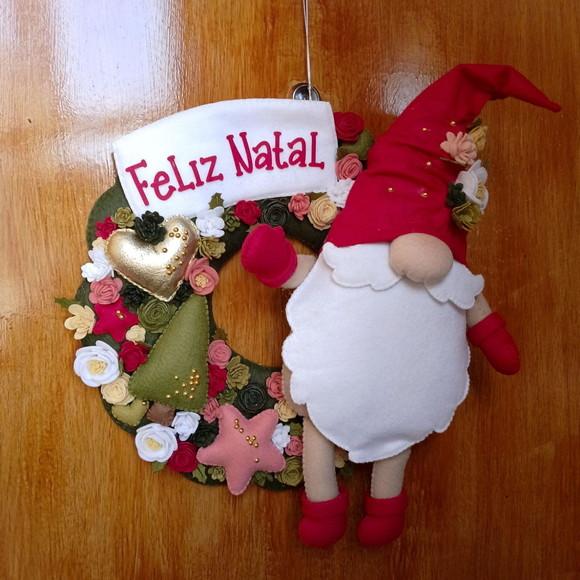 Guirlanda de Natal Gnomo