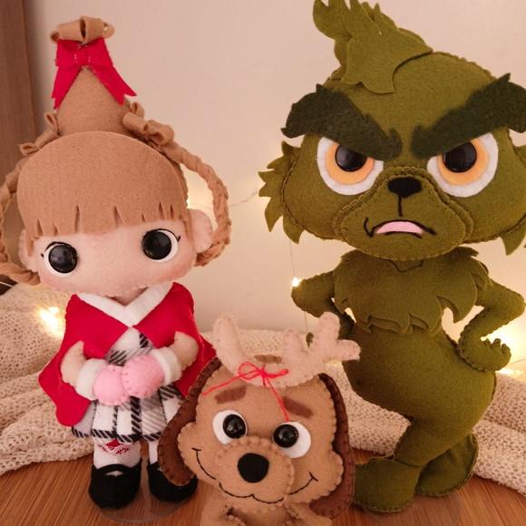 Kit Decoração de Natal- Grinch
