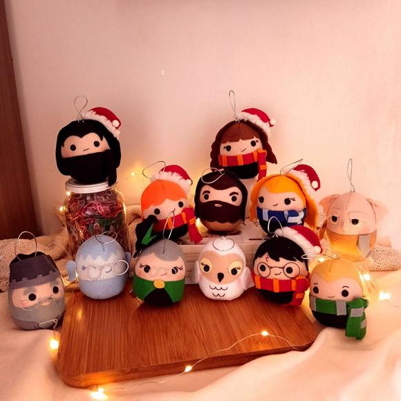 Pingentes de Natal- Harry Potter
