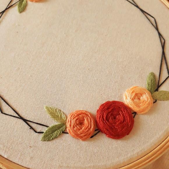 Porta-aliança Personalizável - Floral Terroso