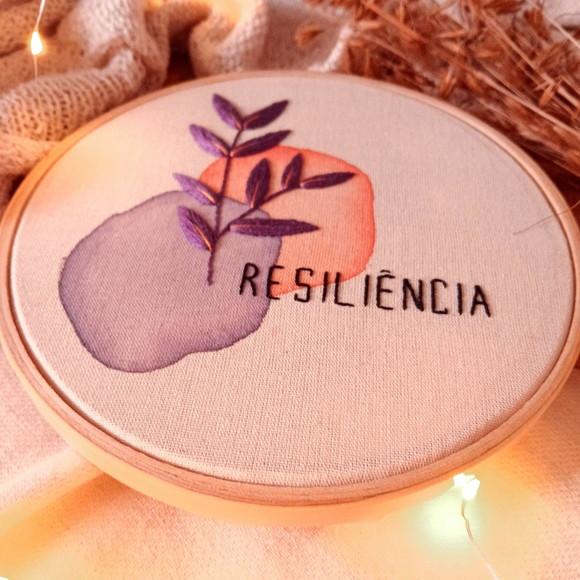 Resiliência - Quadro Bordado