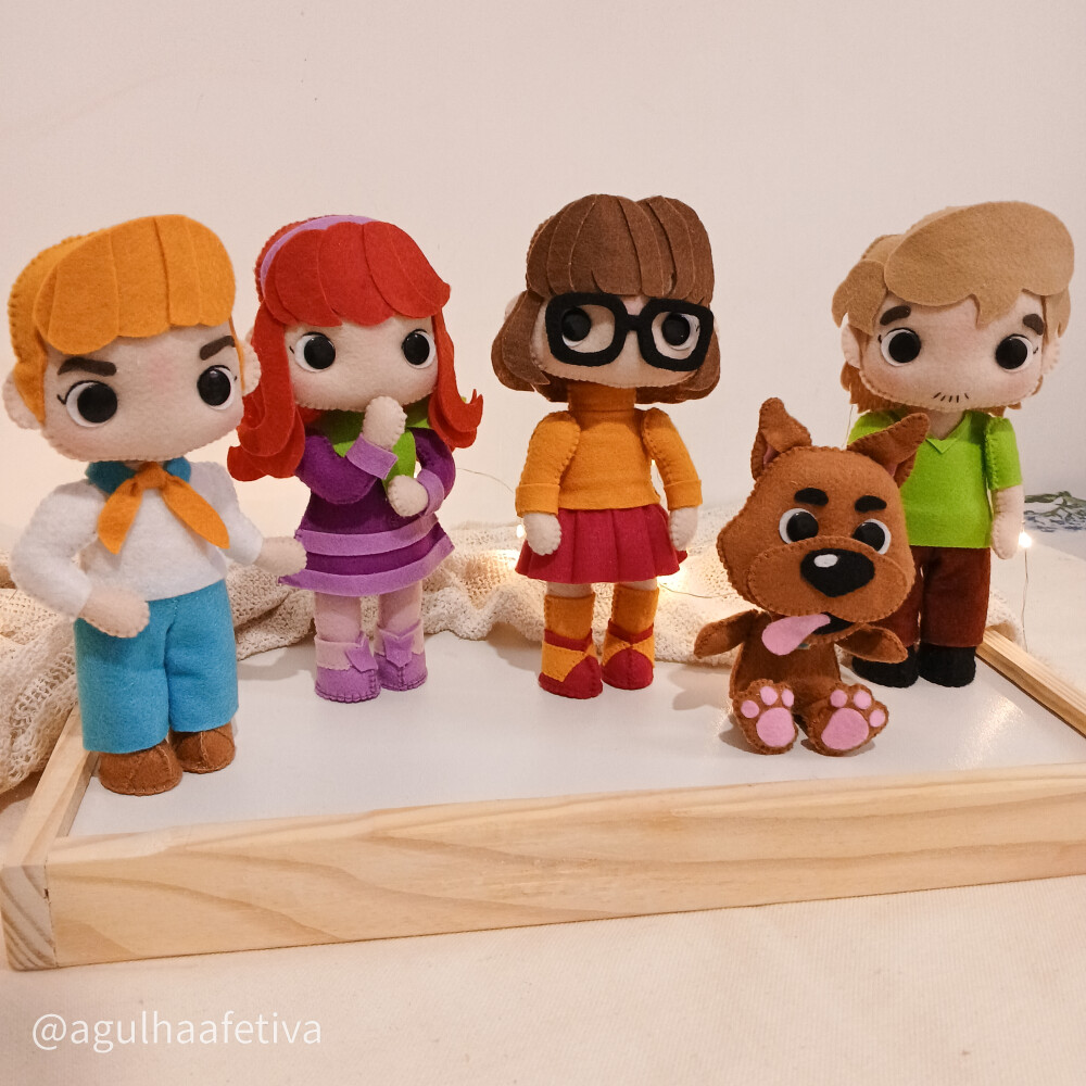 Kit turma do scooby doo