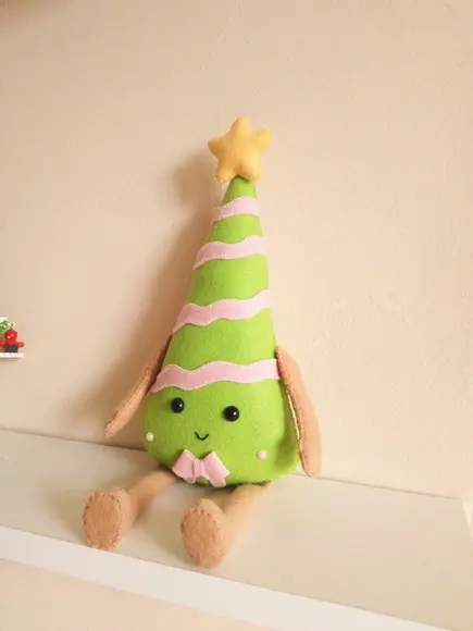 Arvore de Natal com Perninhas - Enfeite de Natal