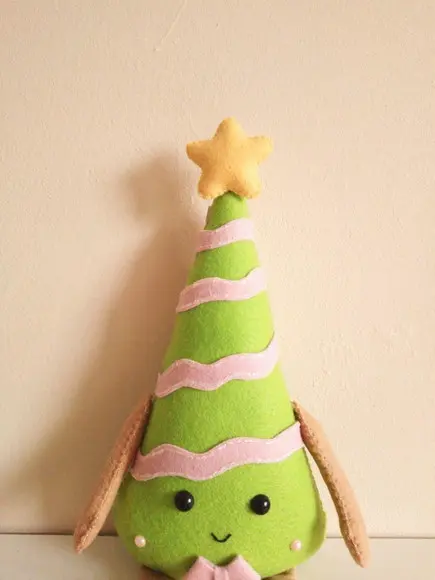 Arvore de Natal com Perninhas - Enfeite de Natal