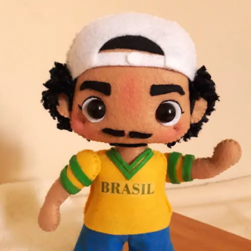 Boneco Bruno Mars - Look do Brasil