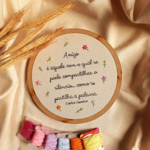 Clarice Lispector (amigo) - Quadro Bordado