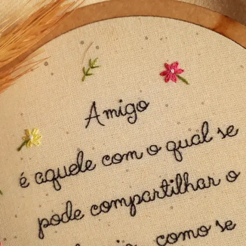 Clarice Lispector (amigo) - Quadro Bordado