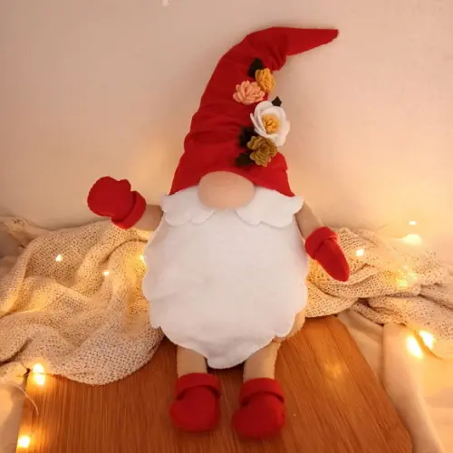 Gnomo de Natal com Perninhas - Decoração de Natal