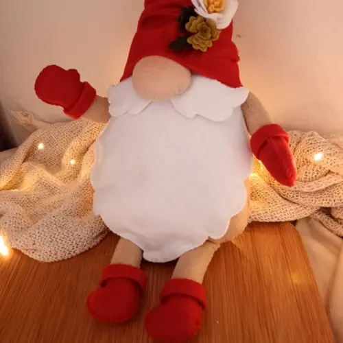 Gnomo de Natal com Perninhas - Decoração de Natal