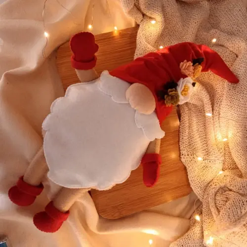Gnomo de Natal com Perninhas - Decoração de Natal