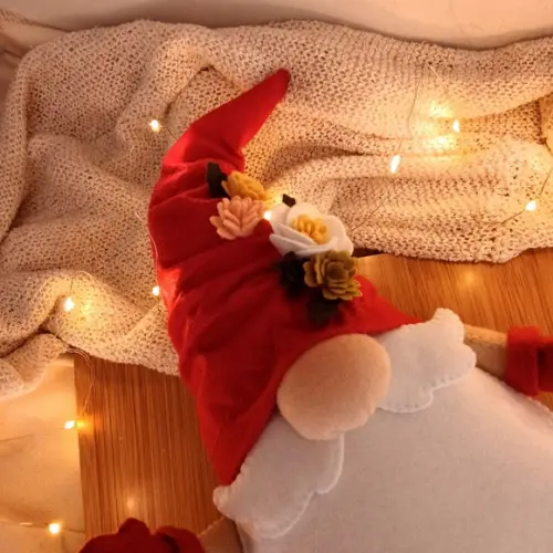 Gnomo de Natal com Perninhas - Decoração de Natal