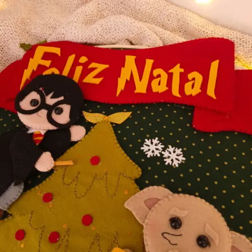 Guirlanda de Natal - Harry Potter